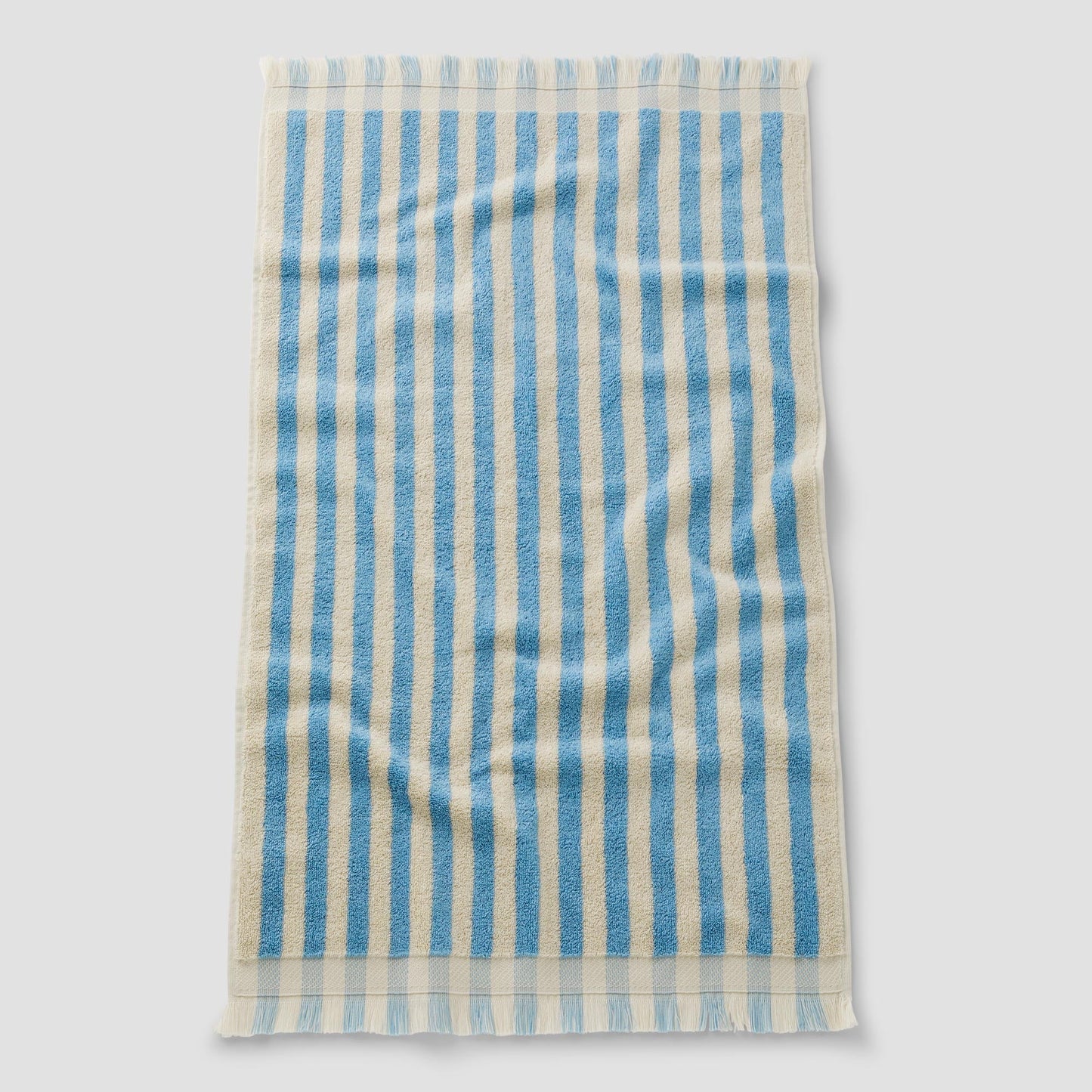 Coastal Blue Pembroke Stripe Cotton Towels