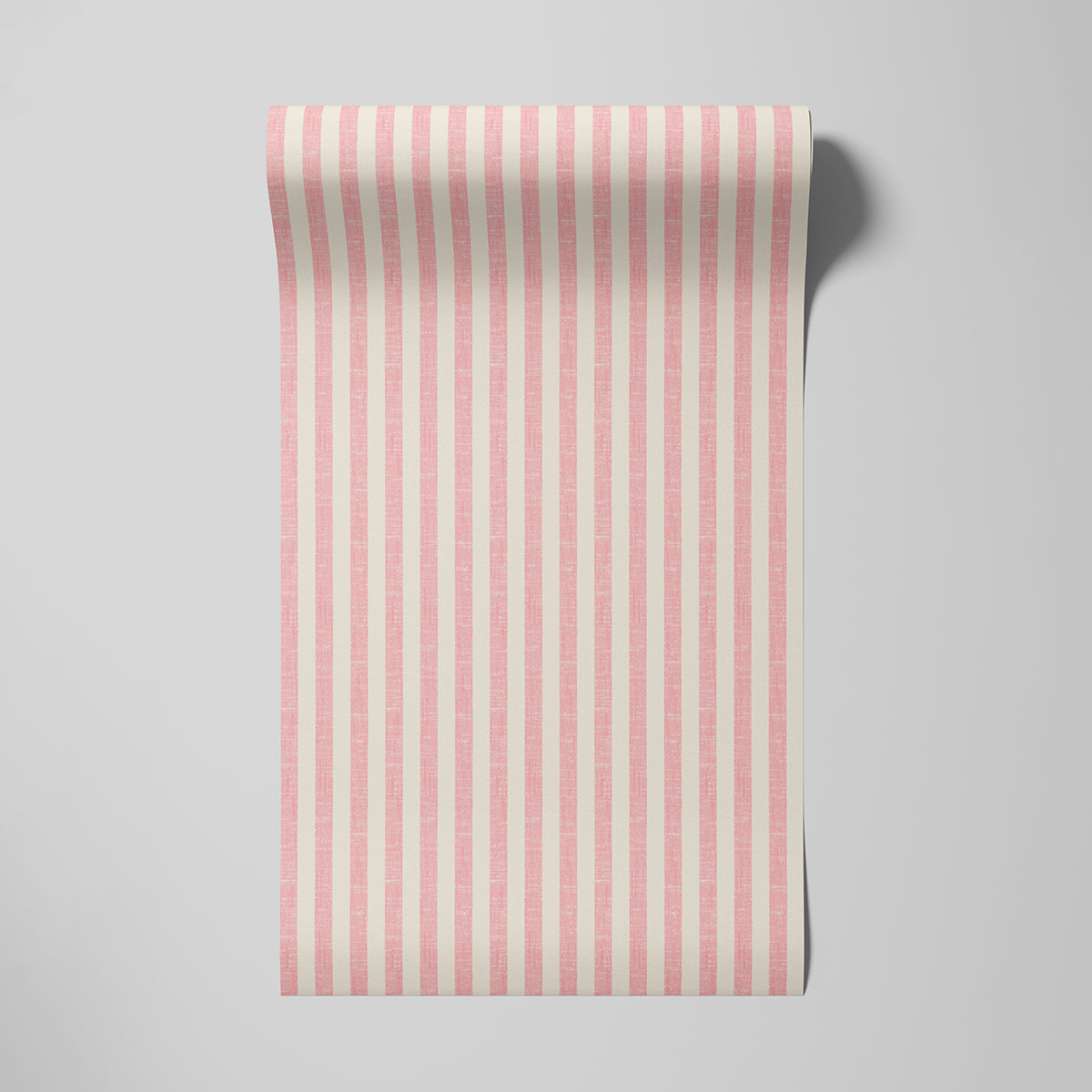 Pink Bloom Pembroke Stripe Wallpaper