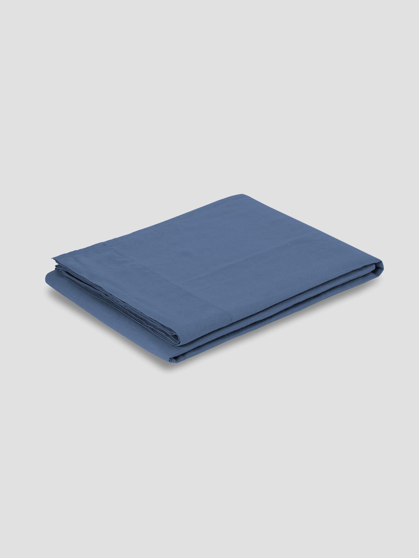 Blueberry 100% Linen Flat Sheet
