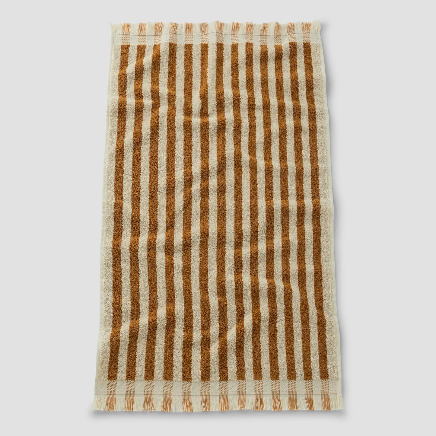Russet Yellow Pembroke Stripe Cotton Towels