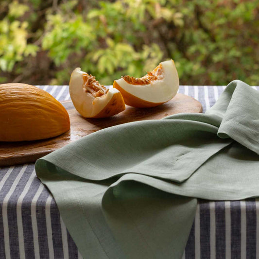 Sage Green 100% Linen Napkins Set of 4