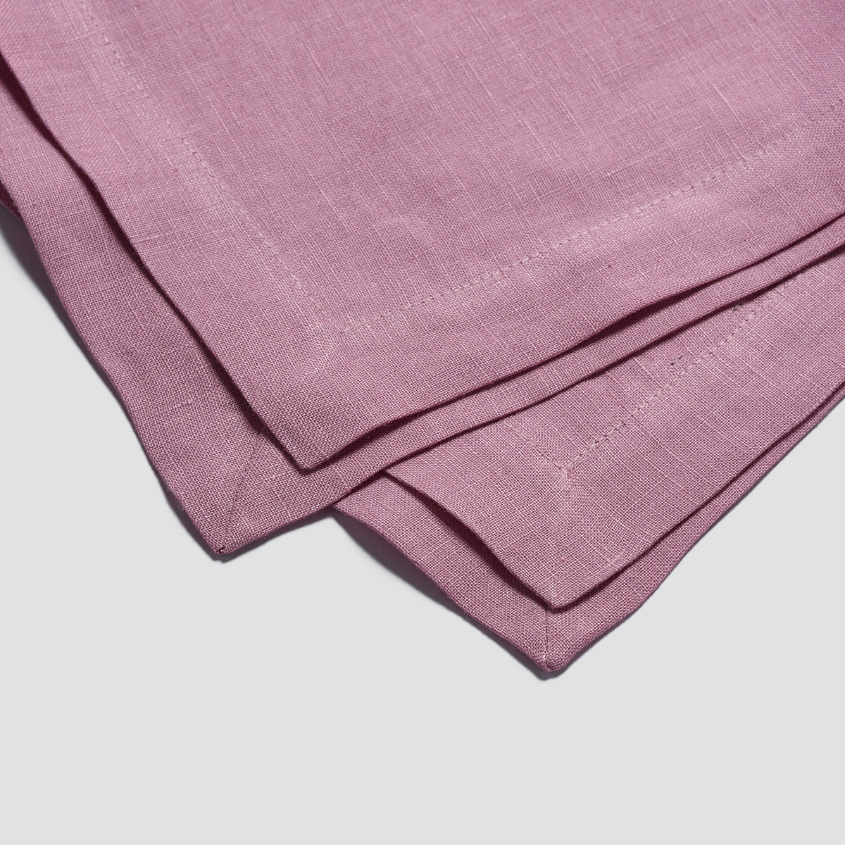 Raspberry 100% Linen Tablecloth