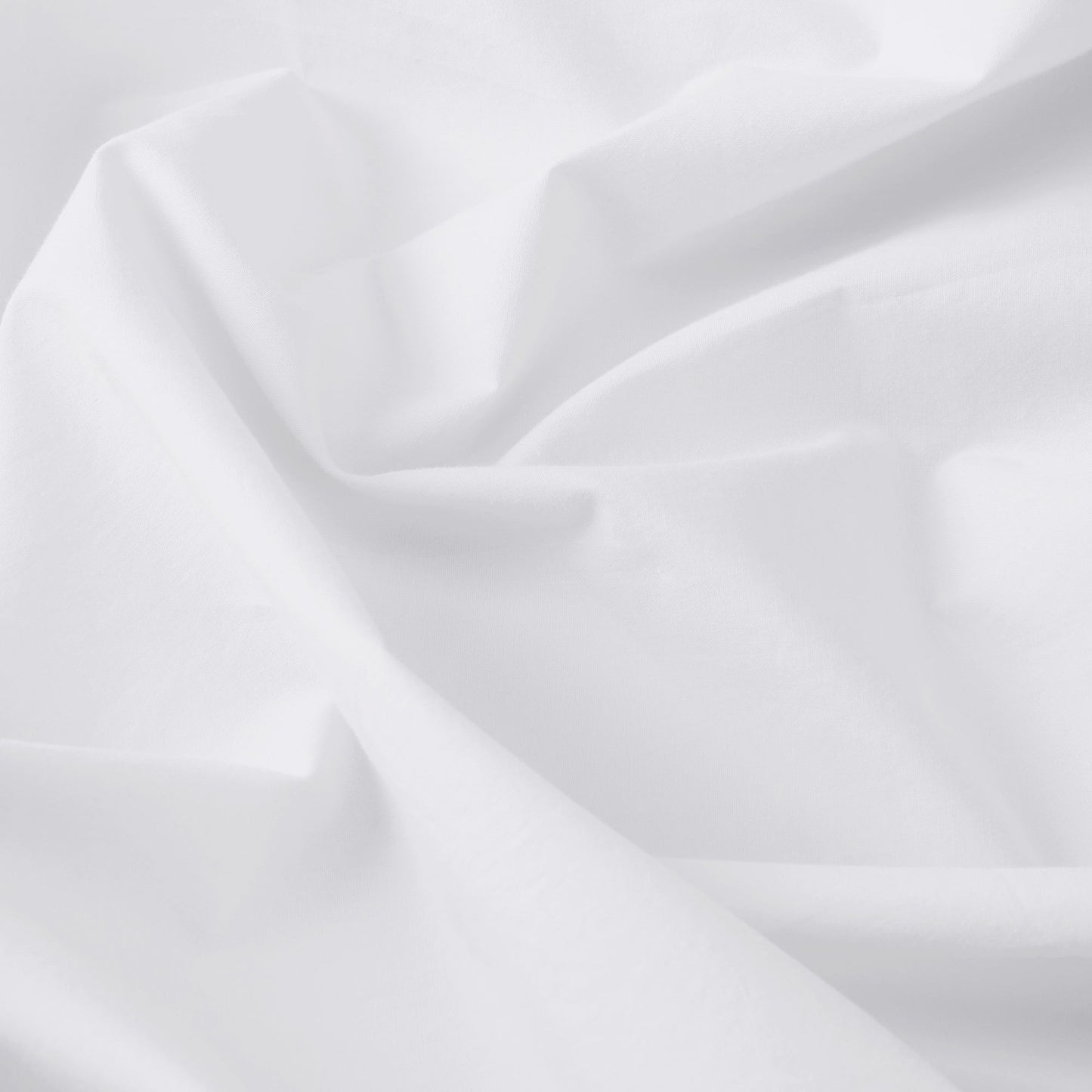 White Washed Cotton Percale Flat Sheet